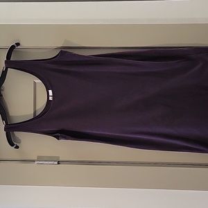 Dark purple tank dress